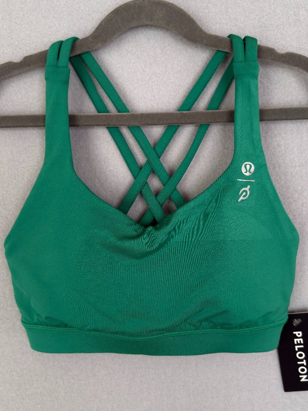 Lululemon Women's Energy Bra Long Line Cascadia Green CASG Sports Bra Size 4 NWT